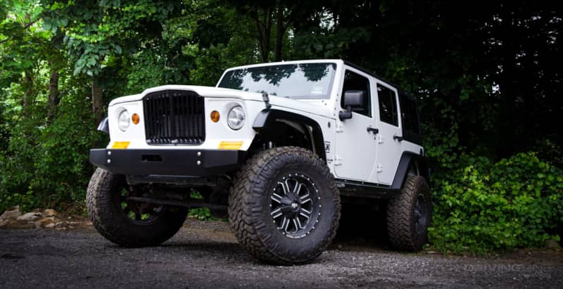 Full Fiber Body Kit for Jeep Wrangler JK – Wide Fender Flares & Off-Road Conversion Kit