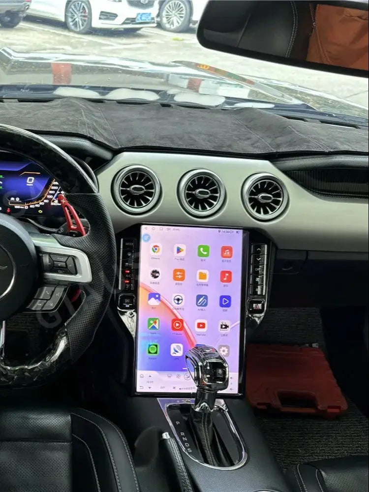 Ford Mustang 2014–2021 — 14.5” Android 13 CarPlay GPS Navigation Touchscreen Radio Upgrade