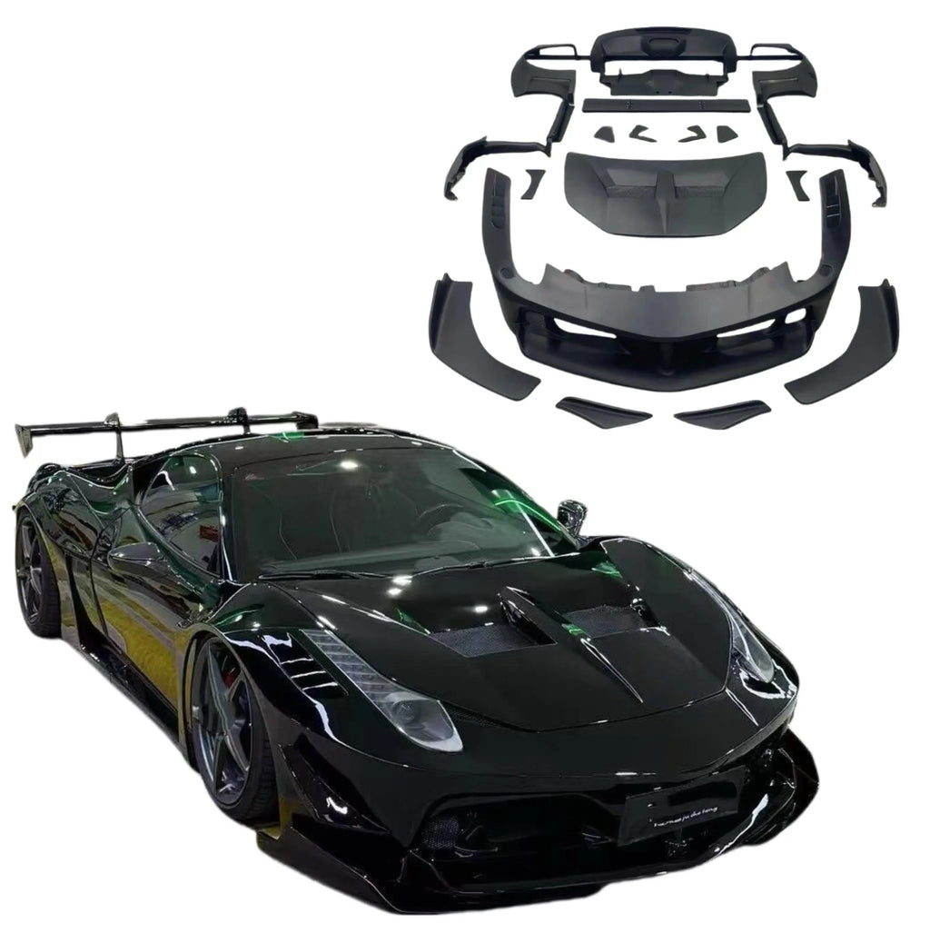 Ferrari 458 LB Full Widebody Kit – Front & Rear Aero Upgrade