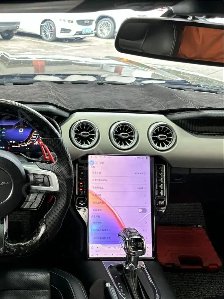 Ford Mustang 2014–2021 — 14.5” Android 13 CarPlay GPS Navigation Touchscreen Radio Upgrade