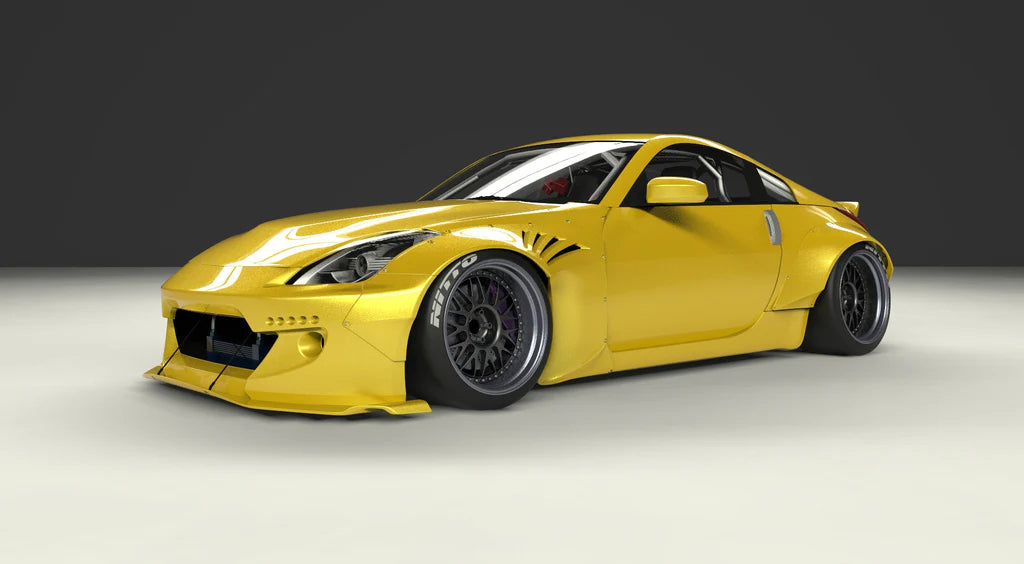 350Z Z33 Carbon Fiber Wide Body Conversion Kit – Rocket Bunny