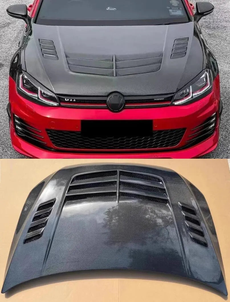 VW Golf MK7 / 7.5 Carbon Fiber Engine Hood