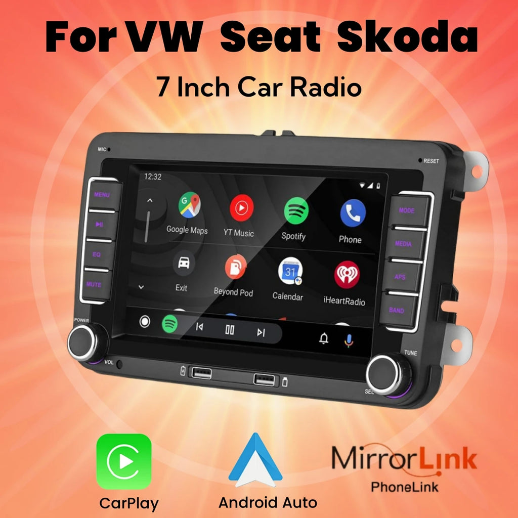 7-Inch 2DIN Android Car Stereo for Volkswagen