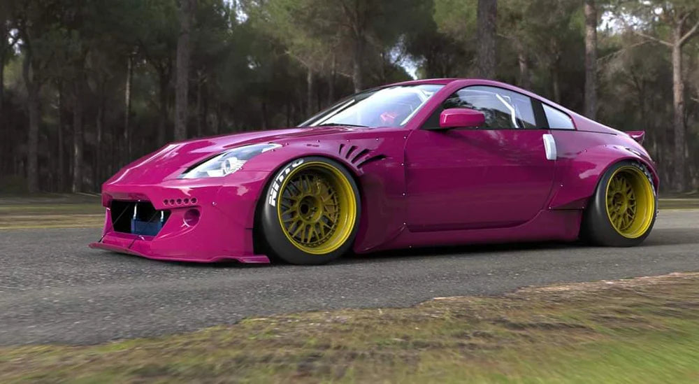 350Z Z33 Carbon Fiber Wide Body Conversion Kit – Rocket Bunny