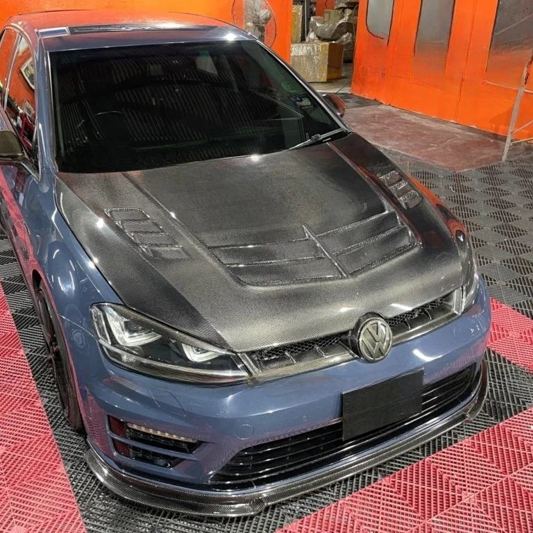 VW Golf MK7 / 7.5 Carbon Fiber Engine Hood