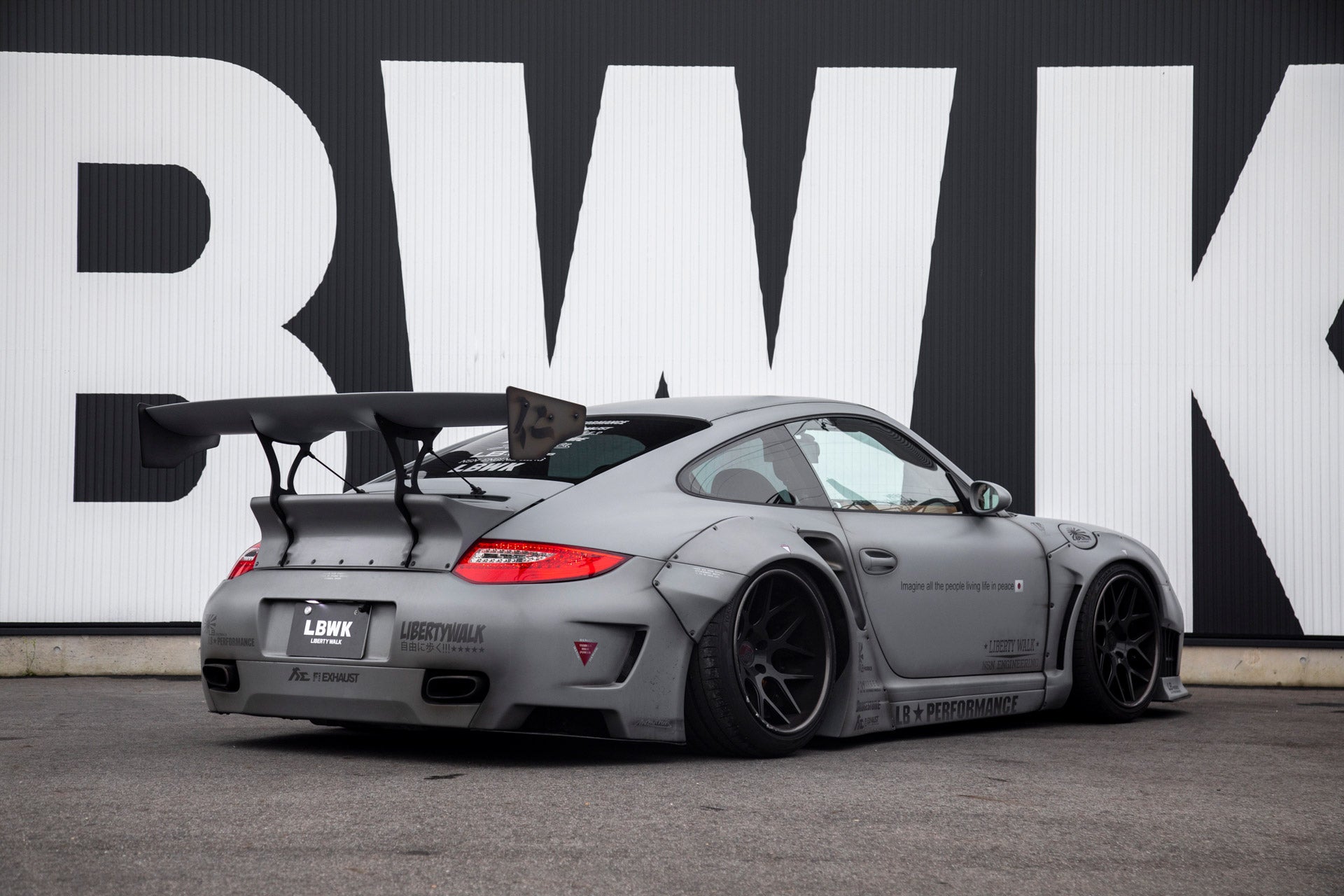 LB Carbon Fiber Full Wide Body Kit for Porsche 911 997