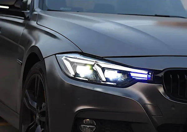 BMW F30/F35 3 Series 2013–2018 LED DRL Headlight and Taillight Combo Kit – Turn Signal Integrated