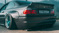 BMW E46 Coupe Wide Body Kit – FRP Rocket Bunny Style