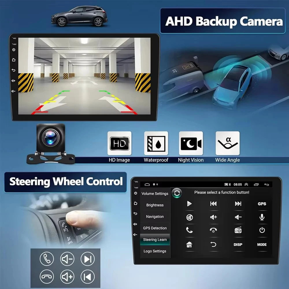 Android 15 4G/WiFi Car Radio for Mercedes-Benz Sprinter & VW Crafter (2006–2016) – CarPlay, GPS, DSP