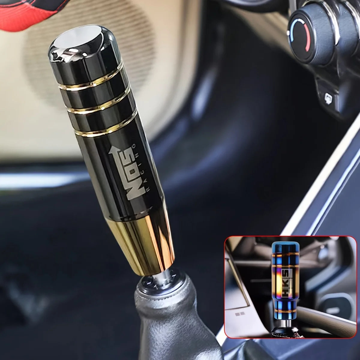 5.12” Aluminum Performance Shift Knob – Manual & Auto Compatible