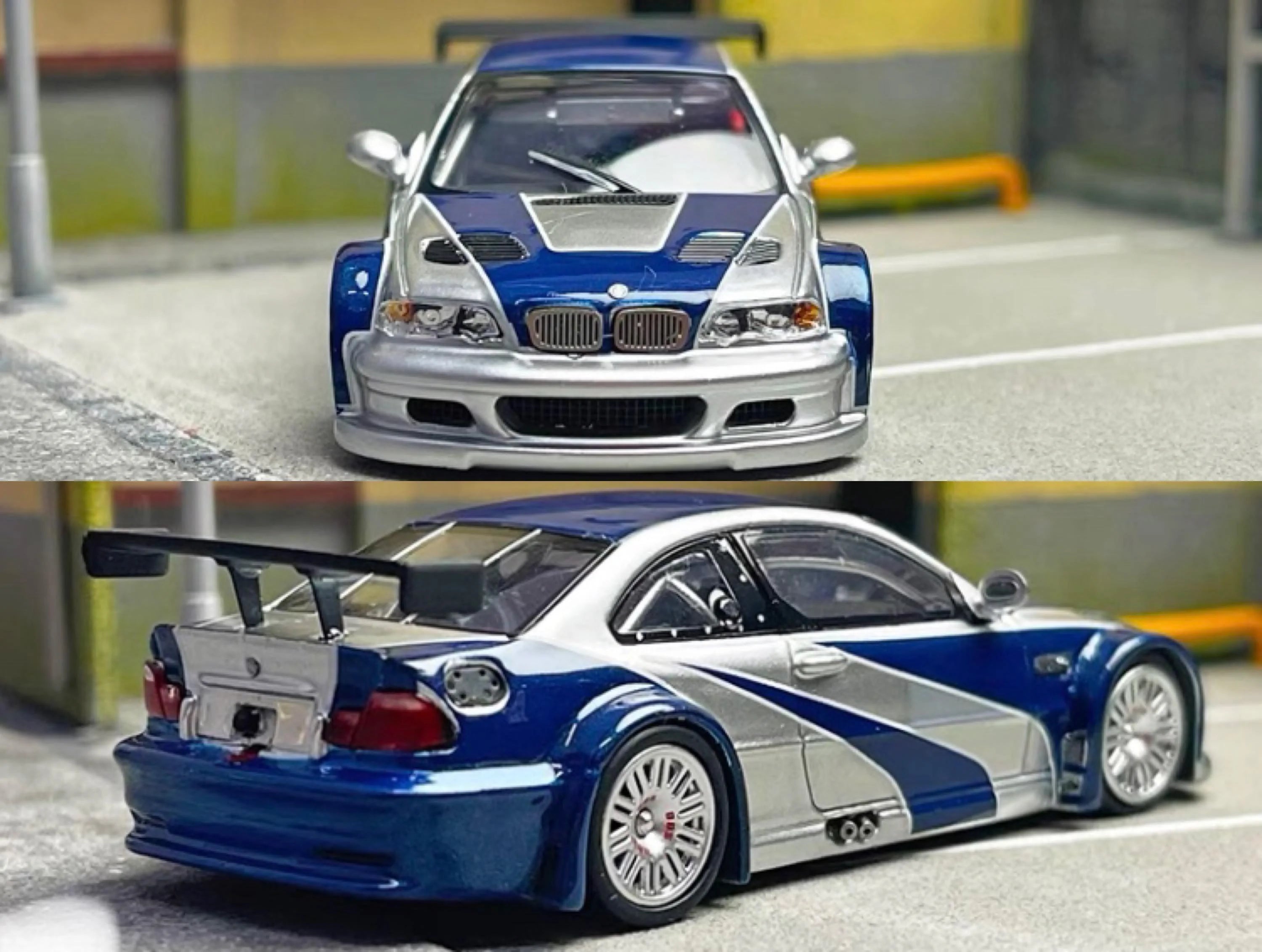 DCM 1:64 BMW M3 GTR E46 – NFS Most Wanted Edition