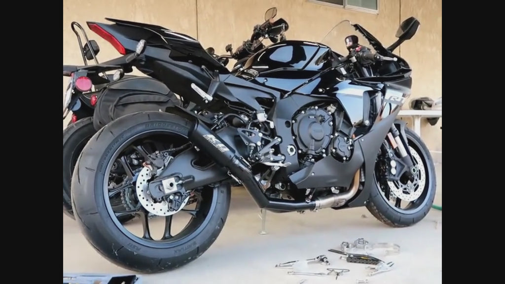 Exhaust System for Yamaha YZF-R1 / MT-10 / FZ-10 – 60.5mm Muffler & Mid Pipe