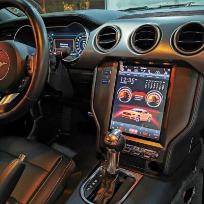 Vertical CarPlay Android 14 Screen for Ford Mustang (2014–2021)