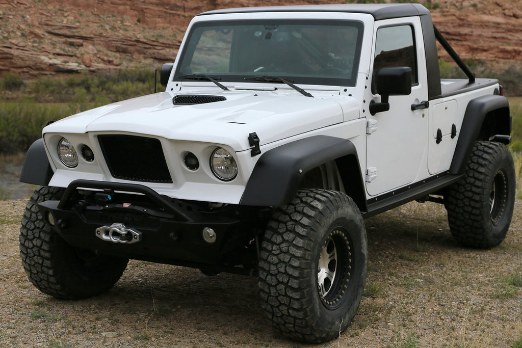 Full Fiber Body Kit for Jeep Wrangler JK – Wide Fender Flares & Off-Road Conversion Kit